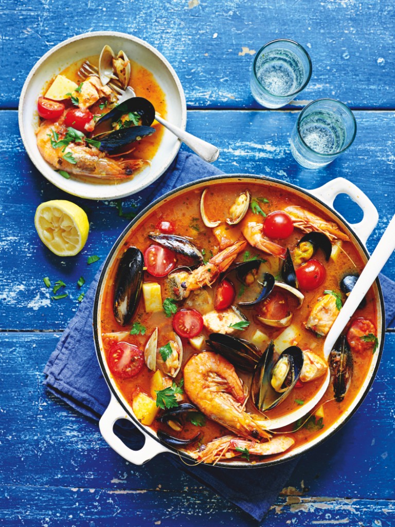 The Mediterranean Diet Cookbook | Fish Soup - Food Wine Travel