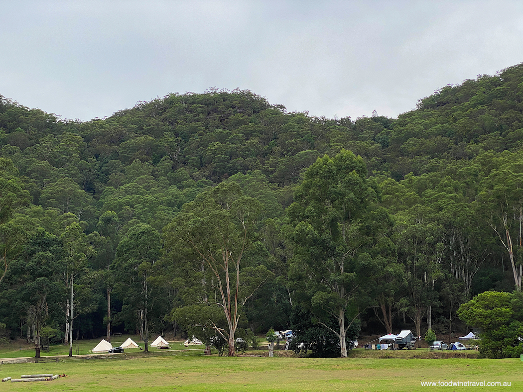 Glamping at Glenworth Valley in the Central Coast hinterland.
