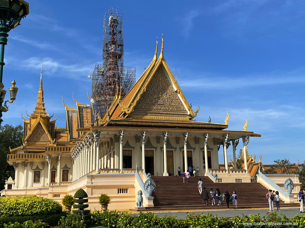 Phnom Penh's Royal Palace, built in 1866.