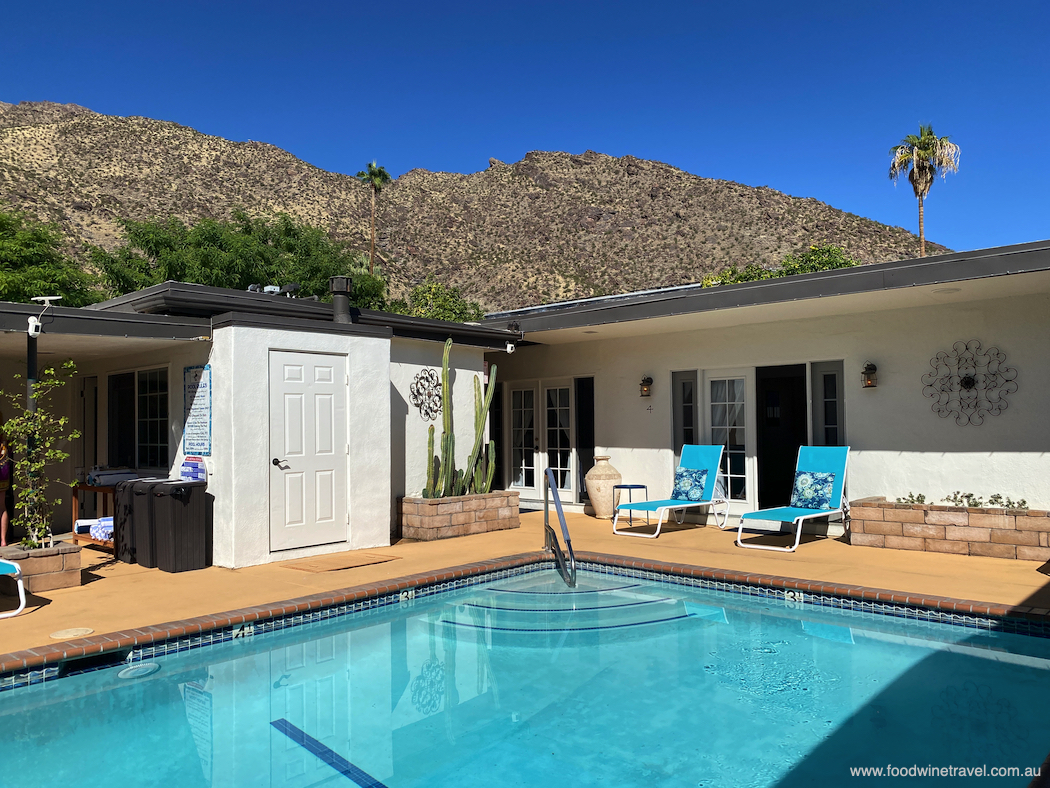 The owners of Old Ranch Inn have thought of everything - even covering the pool handles from the hot sun.