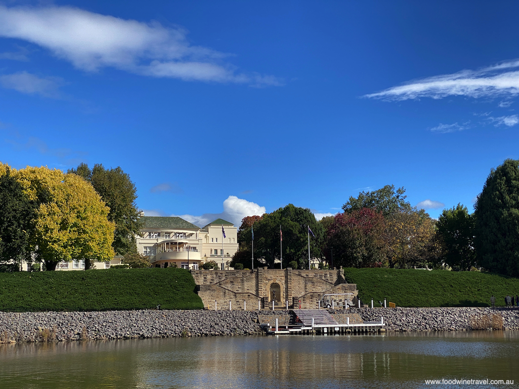 Government House, viewed from Lake Burley Griffin.