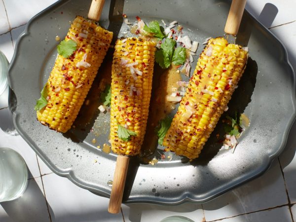 Maple syrup recipes Miso and Maple Glazed Corn