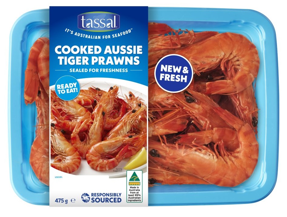 Tassal prawns: big on flavour.