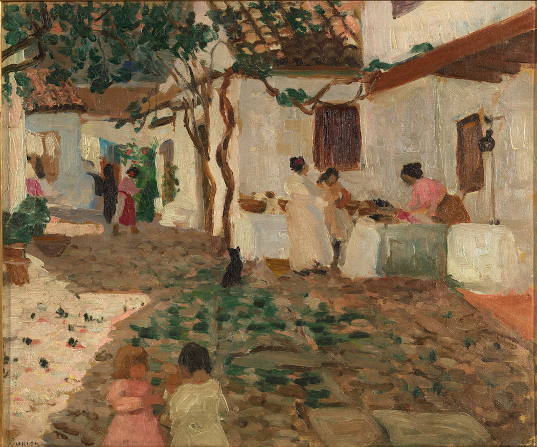 The Spanish courtyard c 1907/1911, Spain, Private collection.