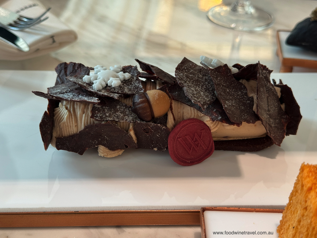 Waldorf Astoria Dubai afternoon tea Mini yule log