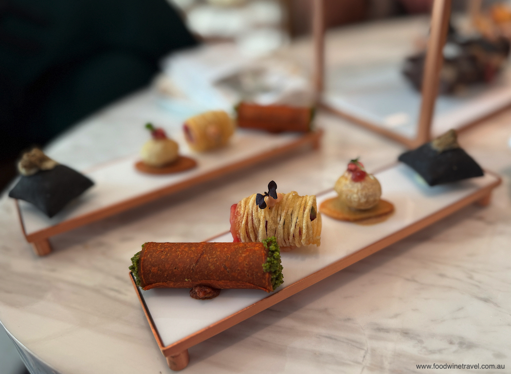 Waldorf Astoria Dubai afternoon tea Savoury treats