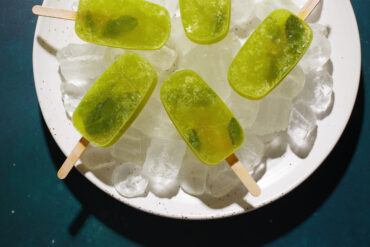 Recipe for Mojito and Maple Ice Blocks, recipe courtesy of Maple From Canada.