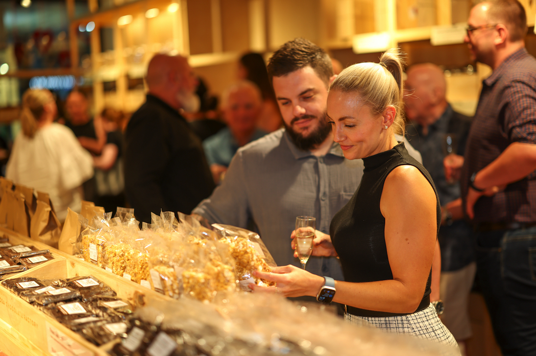 Elly and Jake at Noosa Chocolate Factory event