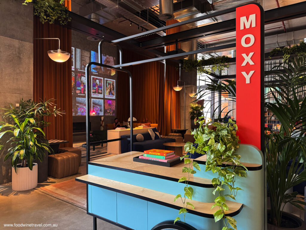 Moxy Sydney Airport Hotel Moxy sign